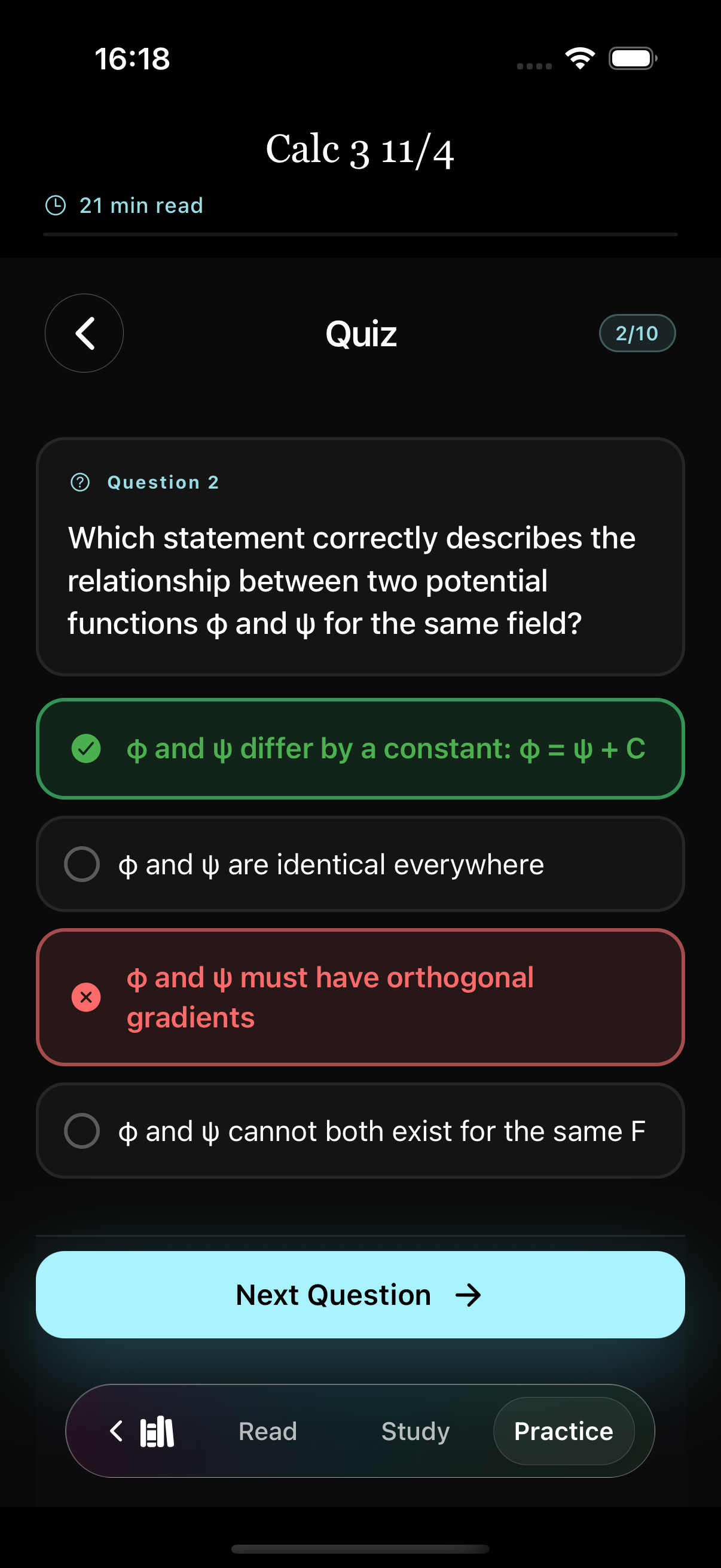 Alma app additional feature view